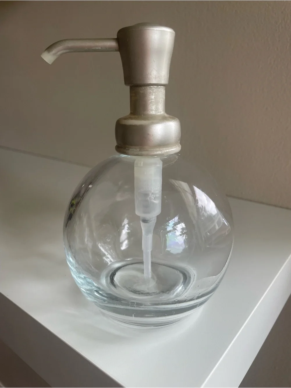 Glass Ball Soap Dispenser